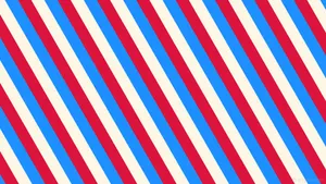 Red White Blue Striped Pattern Wallpaper
