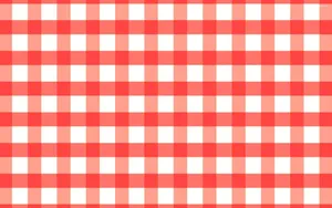 Red White Checkered Pattern Wallpaper