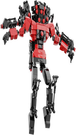 Redand Black Lego Robot Wallpaper