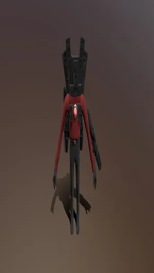 Redand Black Robot Speaker Design Wallpaper