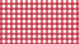 Redand White Checkerboard Pattern Wallpaper