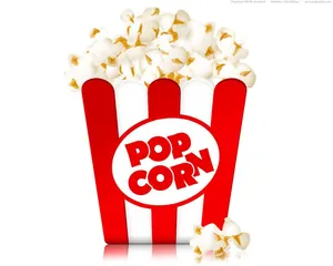 Redand White Popcorn Box Wallpaper