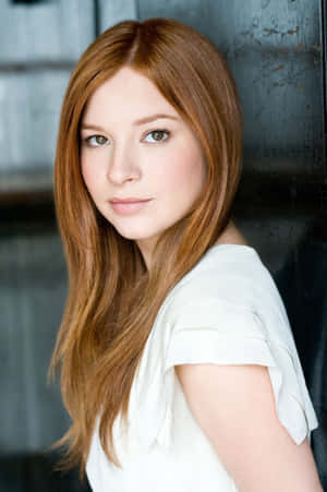 Redheaded Woman Portrait Wallpaper