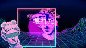 Rediscover Your Inner Self With Vaporwave Tablet Wallpaper