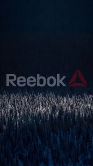 Reebok Logo With Lavender Field Phone Wallpaper