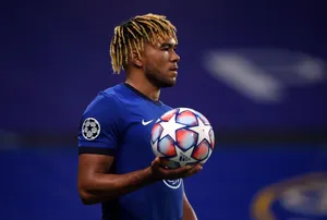 Reece James Holding Ball Wallpaper