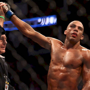 Referee And Edson Barboza Wallpaper