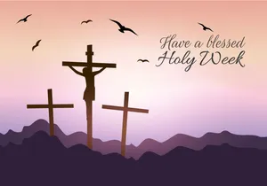 Reflect On Jesus's Sacrifice During Holy Week Wallpaper