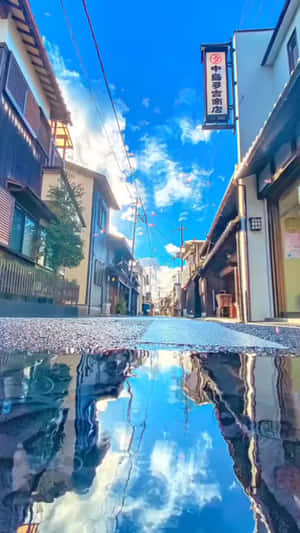 Reflectionsof Anime Street Wallpaper