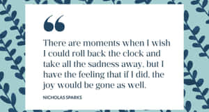 Reflective_ Tragedy_ Quote_ Nicholas_ Sparks Wallpaper