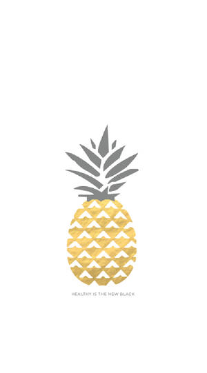 Refresh Your Phone With This Pineapple Iphone Wallpaper Wallpaper