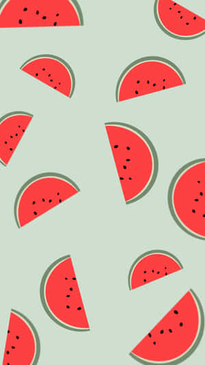 Refreshing And Fun – Watermelon Iphone Wallpaper