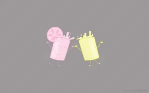 Refreshing Glass Of Pink Lemonade Wallpaper