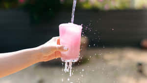 Refreshing Pink Lemonade Wallpaper