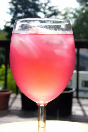 Refreshing Pink Lemonade In A Glass Wallpaper