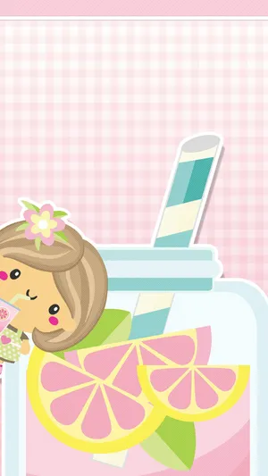 Refreshing Pink Lemonade Wallpaper