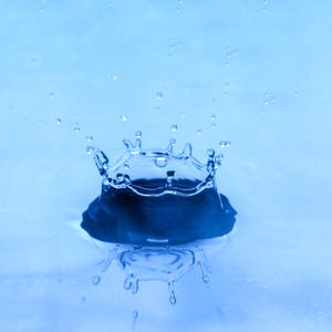 Refreshing Splash Of Water Wallpaper