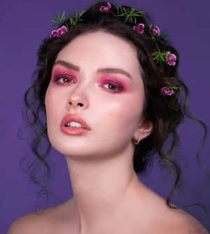 Refreshing Spring Makeup Look Wallpaper