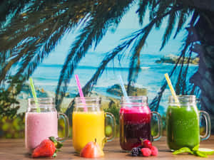 Refreshing Summer Drink Collection Wallpaper