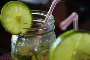 Refreshing Summer Drinks By The Poolside Wallpaper