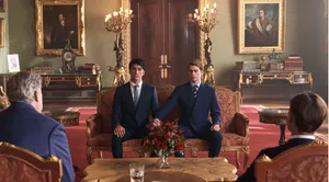 Regal Meeting Scene Wallpaper