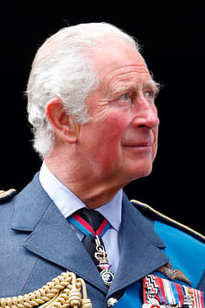 Regal Profile View Of King Charles Iii Wallpaper