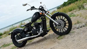 Regal Raptor Motorcycle Outdoor Showcase Wallpaper