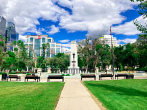 Regina Downtown Parkand Memorial Wallpaper