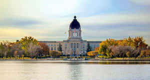 Regina Legislative Building Autumn View Wallpaper