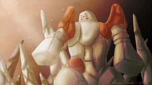 Regirock Surrounded By Sharp Stones Wallpaper