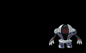 Registeel Black Background Wallpaper