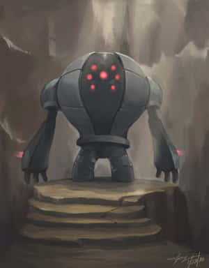 Registeel In A Cave Wallpaper