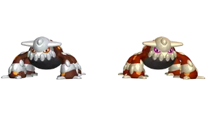 Regular And Rare Heatran Pokemon Wallpaper