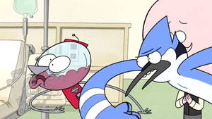 Regular Show Slapped Benson Wallpaper