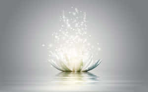 Reiki Practitioner Emerging Energy From Hands Wallpaper