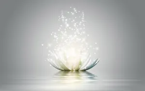 Reiki Practitioner Emerging Energy From Hands Wallpaper