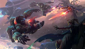 Reinhardt, The Mighty Hero Of Overwatch Wallpaper