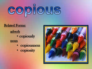 Related Forms Of Copious Wallpaper