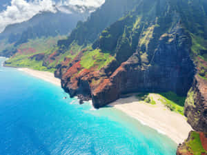 Relax And Enjoy The Sun At Hawaii Beach Wallpaper