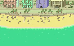 Relax In The Warm Sun At A Beach Resort In Earthbound Wallpaper