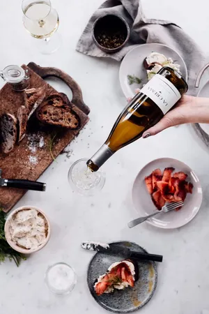 Relax With A Glass Of White Wine Wallpaper