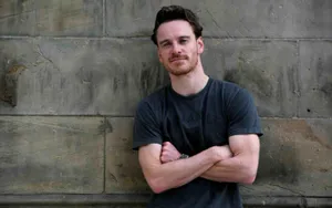 Relaxed Michael Fassbender Shoot Wallpaper
