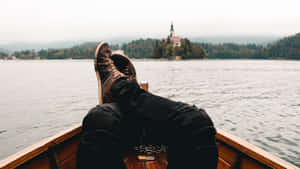 Relaxing_ Boat_ Trip_ Lake_ View.jpg Wallpaper