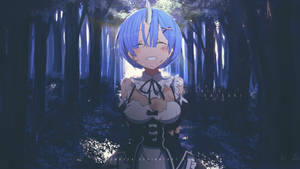 Rem In A Moment Of Despair Wallpaper