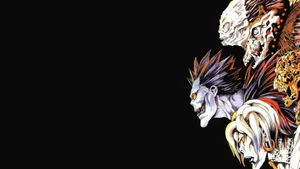 Rem Taking Action In The World Of Death Note Wallpaper