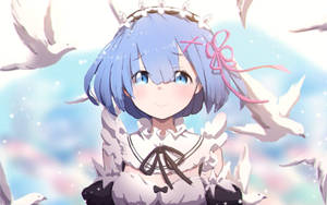 Rem With Blue Sky Wallpaper