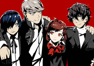 Ren Amamiya Persona Protagonists Wallpaper