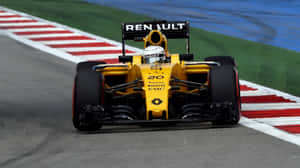 Renault Rs16 Championship Racing Car Wallpaper