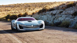 Renault Trezor Concept Car Hits The Road Wallpaper