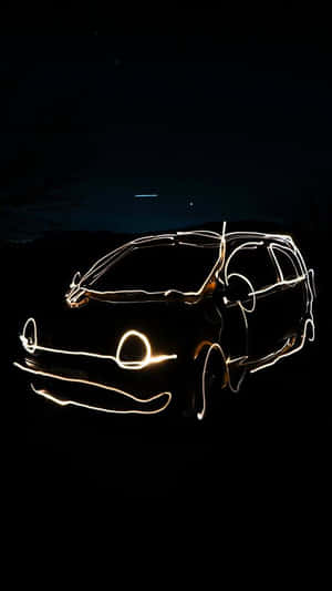 Renault Twingo Light Outline Wallpaper